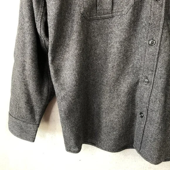 Filson Shirt Jacket Mens 2XL Gray Wool Blend Button Up Seattle Workwear Outdoor - Picture 8 of 15